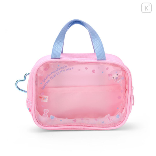 Japan Sanrio Original School Bag Style Mini Pouch - My Melody : Sanrio Academy Sparkle Club - 2