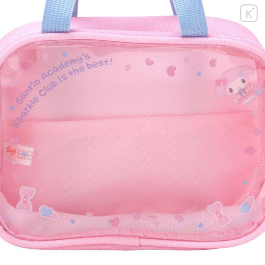 Japan Sanrio Original School Bag Style Mini Pouch - My Melody : Sanrio Academy Sparkle Club - 5