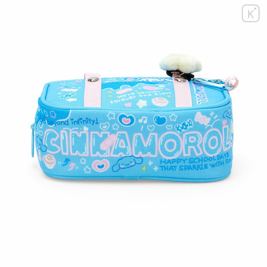 Japan Sanrio Original School Bag Style Mini Pouch - Cinnamoroll : Sanrio Academy Sparkle Club - 3