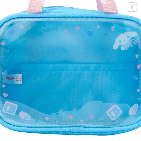 Japan Sanrio Original School Bag Style Mini Pouch - Cinnamoroll : Sanrio Academy Sparkle Club - 5