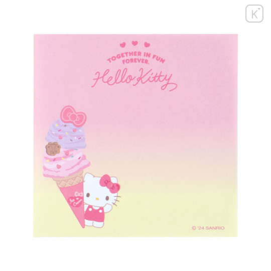 Japan Sanrio Original Memo - Hello Kitty : Ice Party - 3