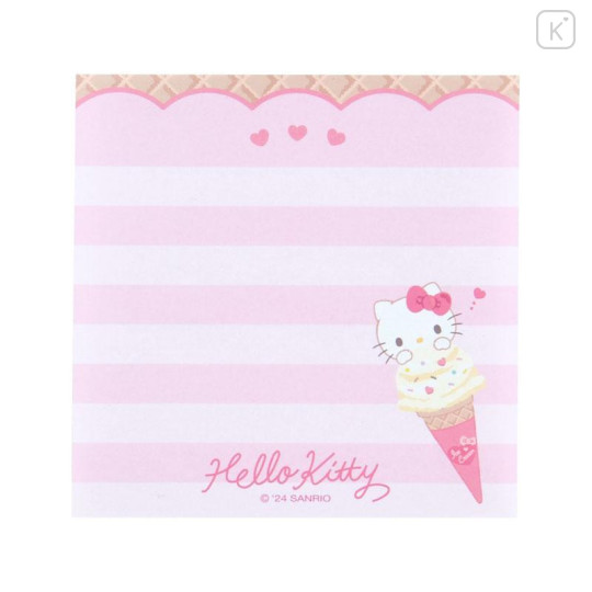 Japan Sanrio Original Memo - Hello Kitty : Ice Party - 4