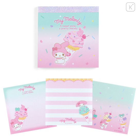 Japan Sanrio Original Memo - My Melody / Ice Party - 1