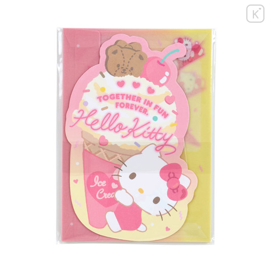 Japan Sanrio Original Letter Set - Hello Kitty / Ice Party - 2