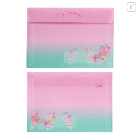 Japan Sanrio Original Letter Set - My Melody / Ice Party - 4