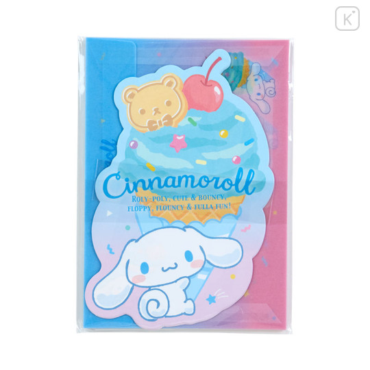 Japan Sanrio Original Letter Set - Cinnamoroll / Ice Party - 2