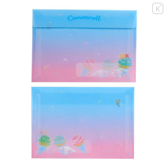 Japan Sanrio Original Letter Set - Cinnamoroll / Ice Party - 4