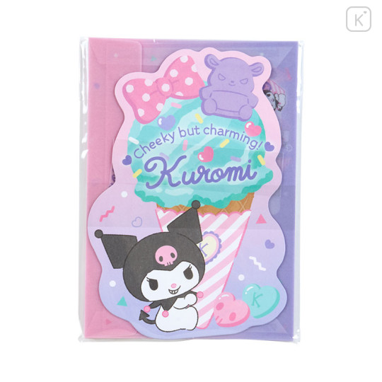 Japan Sanrio Original Letter Set - Kuromi / Ice Party - 2