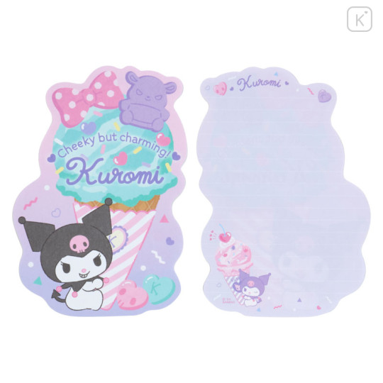 Japan Sanrio Original Letter Set - Kuromi / Ice Party - 3