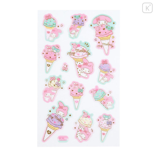 Japan Sanrio Original Tracing Paper Sticker - My Melody / Ice Party - 2