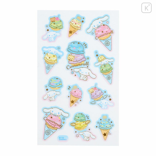 Japan Sanrio Original Tracing Paper Sticker - Cinnamoroll / Ice Party - 2