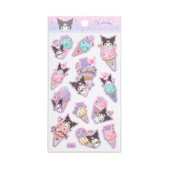 Japan Sanrio Original Tracing Paper Sticker - Kuromi / Ice Party