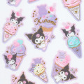 Japan Sanrio Original Tracing Paper Sticker - Kuromi / Ice Party - 3