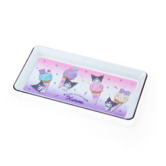 Japan Sanrio Original Clear Pen Tray - Kuromi / Ice Party