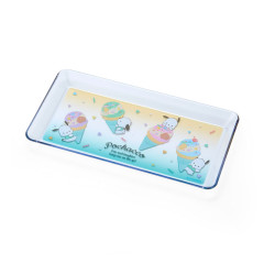 Japan Sanrio Original Clear Pen Tray - Pochacco / Ice Party