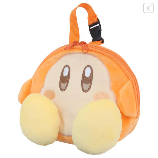 Japan Kirby Insulated Cooler Plush Pouch Lunch Bag - Waddle Dee / Smile - 1