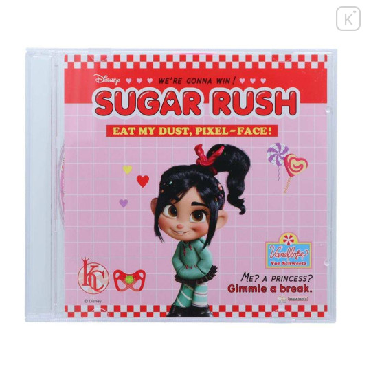 Japan Disney Memo Pad CD Style - Sugar Rush / Y2k Houndstooth - 3