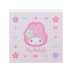 Japan Sanrio Memo Pad - My Melody / Y2k Houndstooth