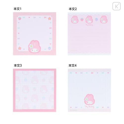 Japan Sanrio Memo Pad - My Melody / Y2k Houndstooth - 4