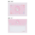 Japan Sanrio Mini Letter Set - My Melody / Y2k Houndstooth - 3