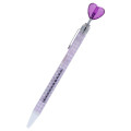 Japan Sanrio Heart Mascot Ballpoint Pen - Kuromi / Y2k Houndstooth - 3