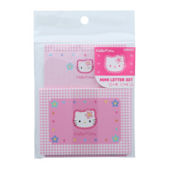 Japan Sanrio Mini Letter Set - Hello Kitty / Y2k Houndstooth