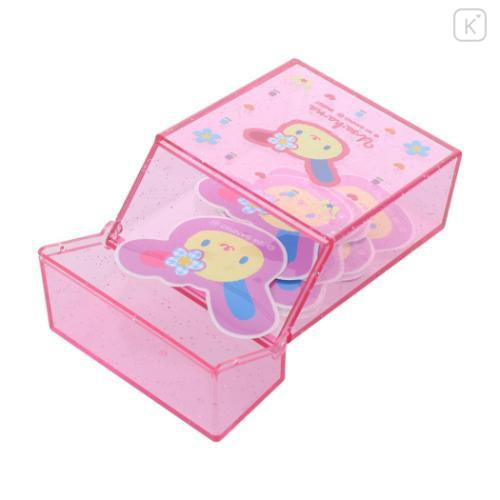 Japan Sanrio Sticker Set with Case - Usahana / Y2k Houndstooth - 4