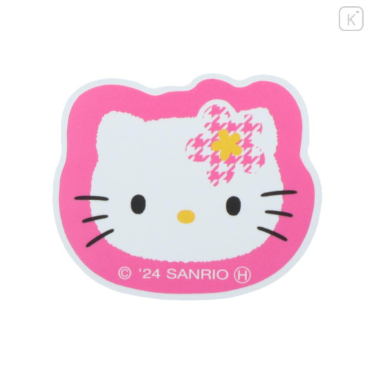 Japan Sanrio Sticker Set with Case - Hello Kitty / Y2k Houndstooth - 3