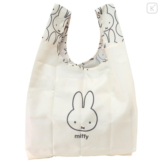 Japan Miffy Eco Shopping Bag - Face / Light Beige - 1