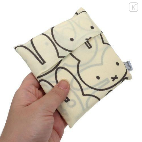 Japan Miffy Eco Shopping Bag - Face / Light Beige - 4