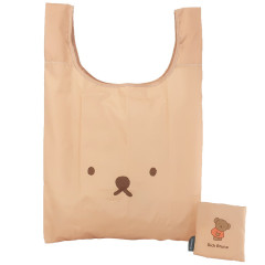 Japan Miffy Eco Shopping Bag - Boris Face / Light Brown