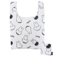 Japan Miffy Eco Shopping Bag - Ghost / White