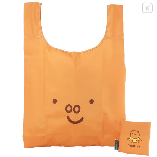 Japan Miffy Eco Shopping Bag - Grunty Face - 1