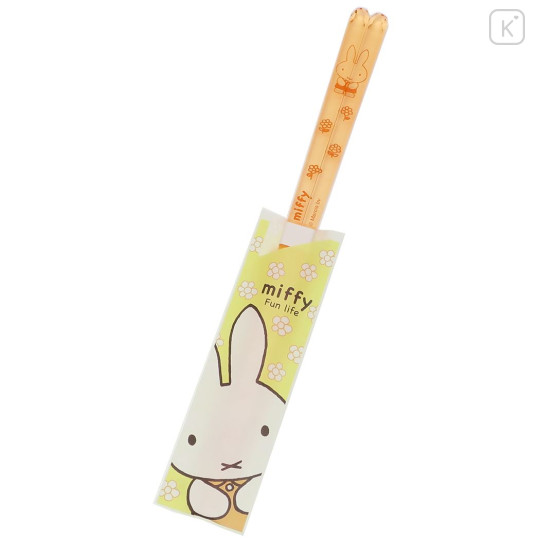 Japan Miffy Clear Chopsticks 23cm - Orange - 1