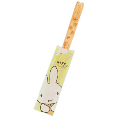 Japan Miffy Clear Chopsticks 23cm - Orange