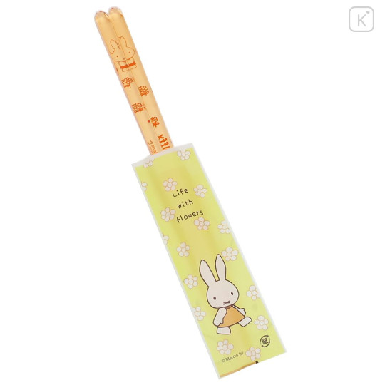 Japan Miffy Clear Chopsticks 23cm - Orange - 3