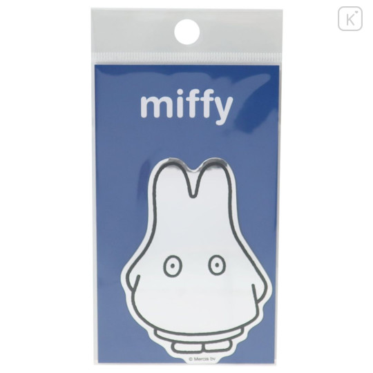 Japan Miffy Vinyl Sticker - Ghost / Silver - 1