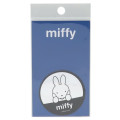 Japan Miffy Vinyl Sticker - Thinking / Silver - 1