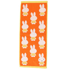 Japan Miffy Jacquard Face Towel - Orange