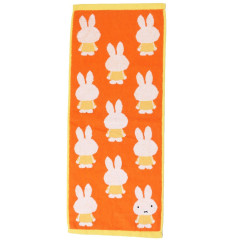 Japan Miffy Jacquard Long Towel - Orange