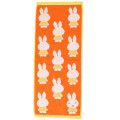 Japan Miffy Jacquard Long Towel - Orange - 1