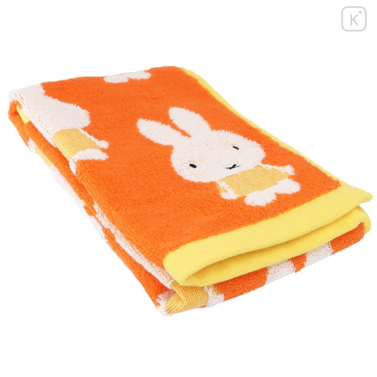 Japan Miffy Jacquard Face Towel - Orange - 3