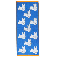 Japan Miffy Jacquard Long Towel - Blue