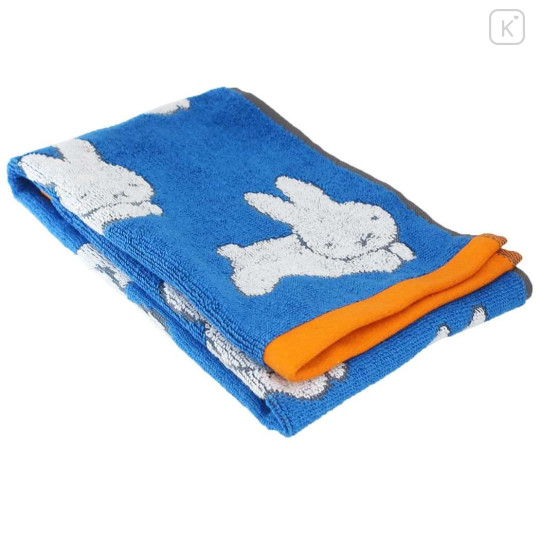 Japan Miffy Jacquard Long Towel - Blue - 3