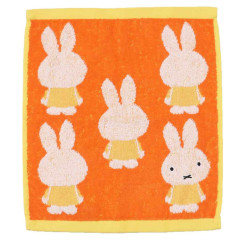 Japan Miffy Jacquard Hand Towel - Orange