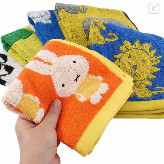 Japan Miffy Jacquard Hand Towel - Orange - 3