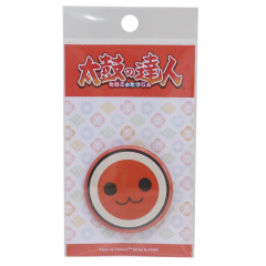 Japan Taiko no Tatsujin Can Badge Pin - Red Orange