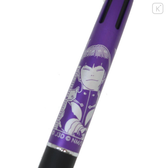 Japan Monster Kaiju No. 8 Jetstream 4&1 Multi Pen + Mechanical Pencil - Soshiro Hoshina / Metallic Purple - 2