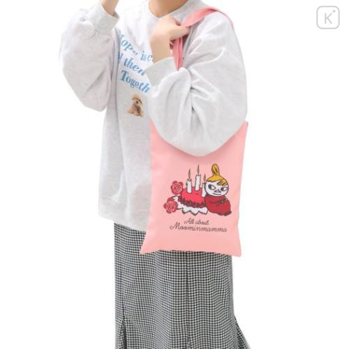 Japan Moomin Tote Bag - Little My / Moominmamma Pink - 5