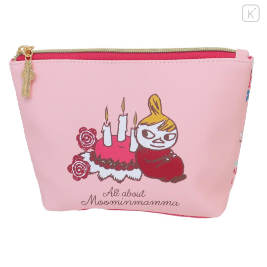 Japan Moomin Boat-shaped Pouch - Little My / Moominmamma Pink - 1